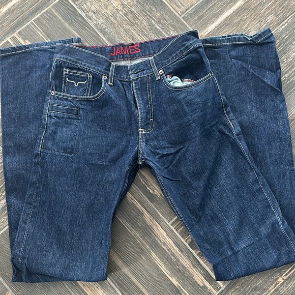 30x36 Mens James Kimes Ranch Jeans - Picture 5 of 6